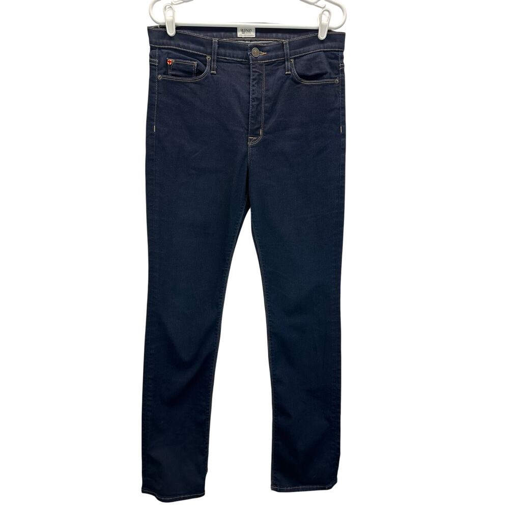 Hudson Tilda High Waist Straight Jeans Dark Blue Wash 31
